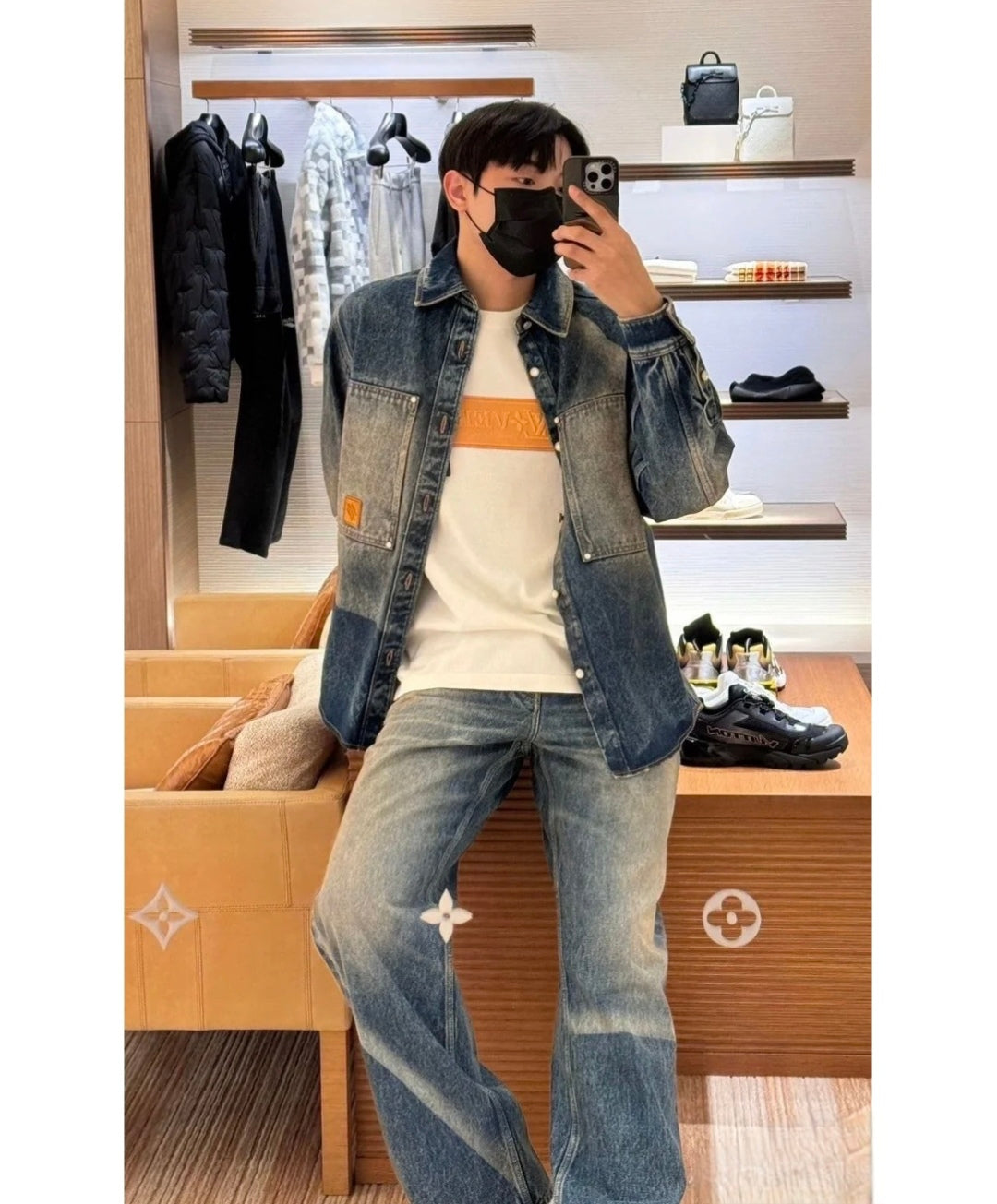BVG / 루이비통 남성 데님 팬츠