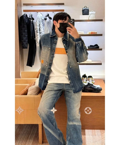 BVG / 루이비통 남성 데님 팬츠