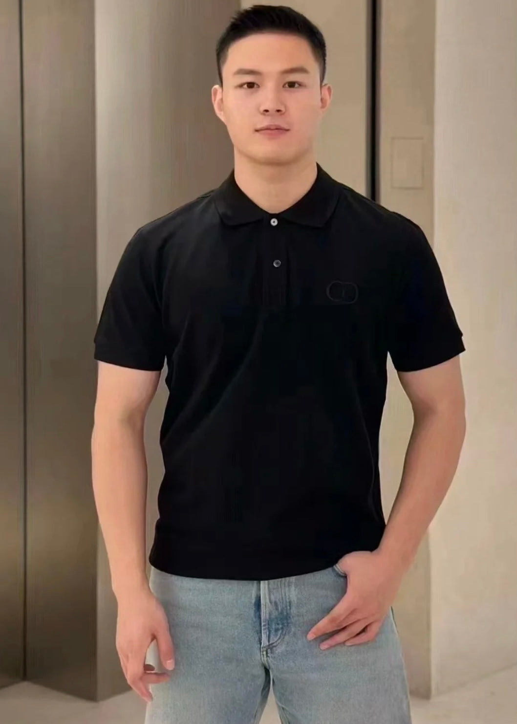 TJ셀러 / 디올 남성 폴로넥 반팔 셔츠