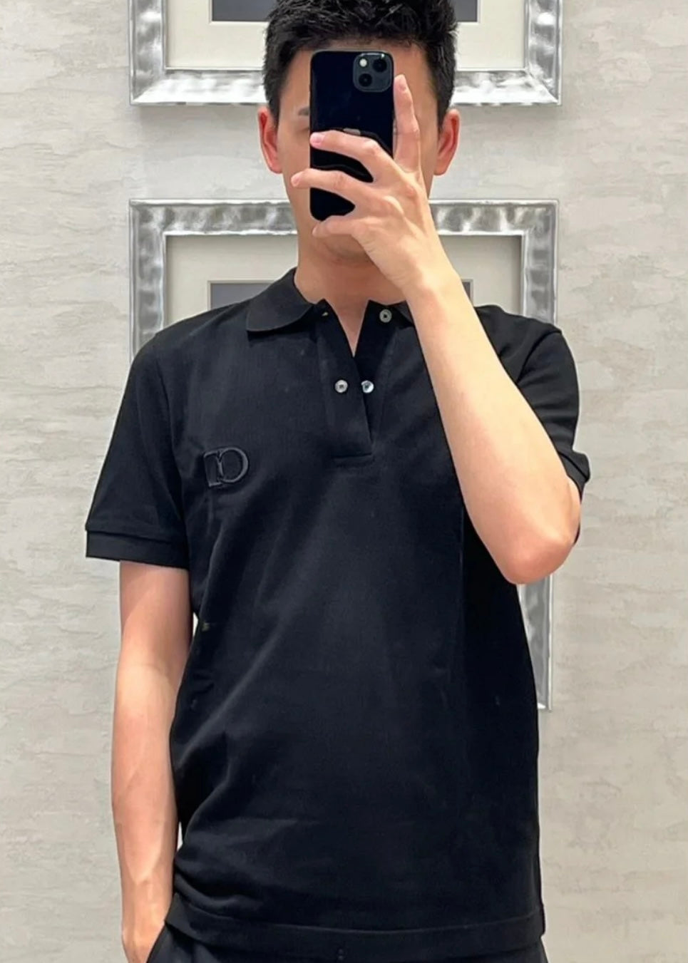 TJ셀러 / 디올 남성 폴로넥 반팔 셔츠