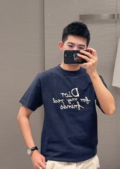 TJ셀러 / 디올 남성 여성 루즈핏 반팔 티셔츠