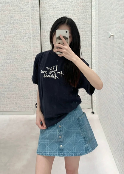 TJ셀러 / 디올 남성 여성 루즈핏 반팔 티셔츠