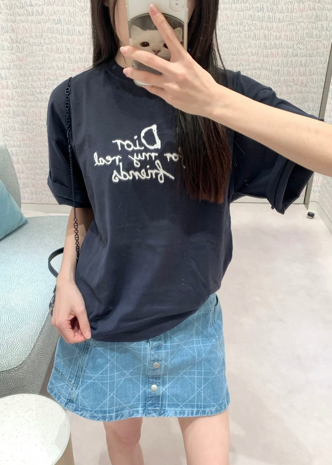 TJ셀러 / 디올 남성 여성 루즈핏 반팔 티셔츠