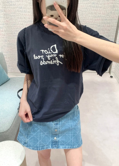 TJ셀러 / 디올 남성 여성 루즈핏 반팔 티셔츠