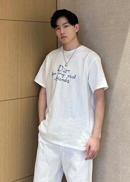 TJ셀러 / 디올 남성 여성 루즈핏 반팔 티셔츠