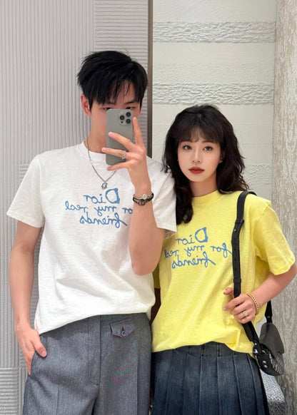 TJ셀러 / 디올 남성 여성 루즈핏 반팔 티셔츠