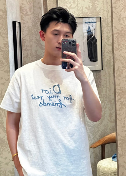 TJ셀러 / 디올 남성 여성 루즈핏 반팔 티셔츠