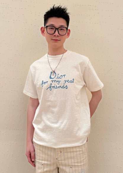 TJ셀러 / 디올 남성 여성 루즈핏 반팔 티셔츠