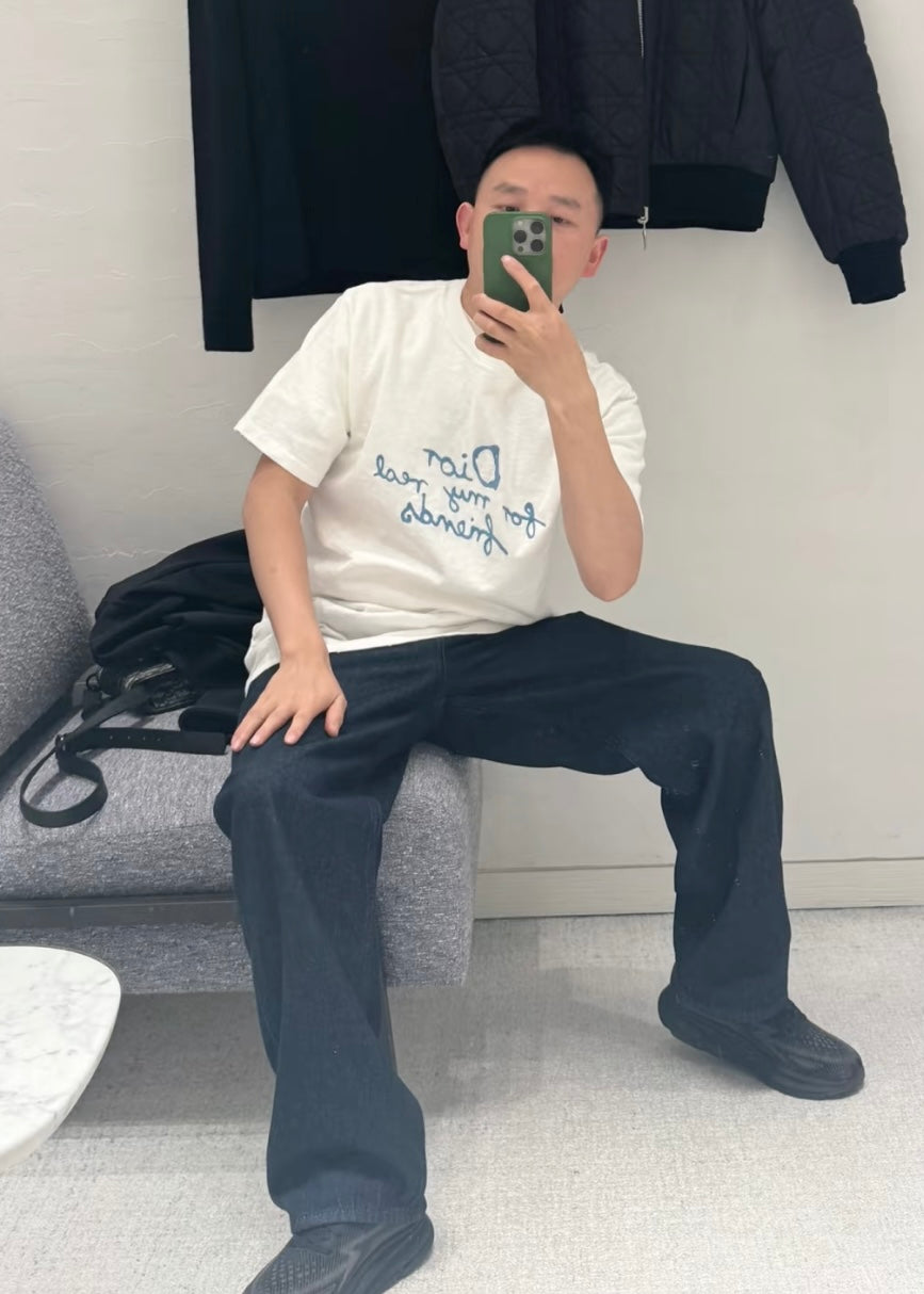 TJ셀러 / 디올 남성 여성 루즈핏 반팔 티셔츠