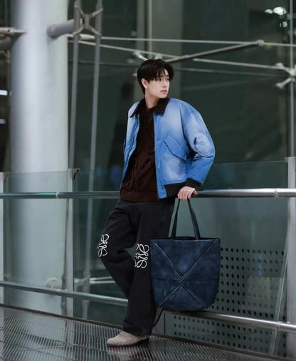 BVG / 로에베 남성 여성 데님 팬츠