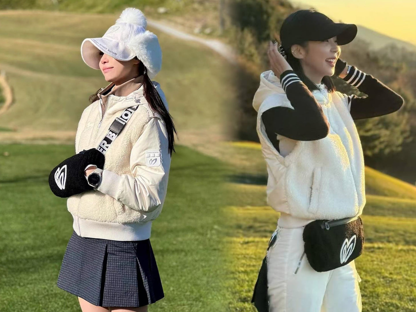 한국골프 / MASTERBUNNY 여성 두꺼운 외투