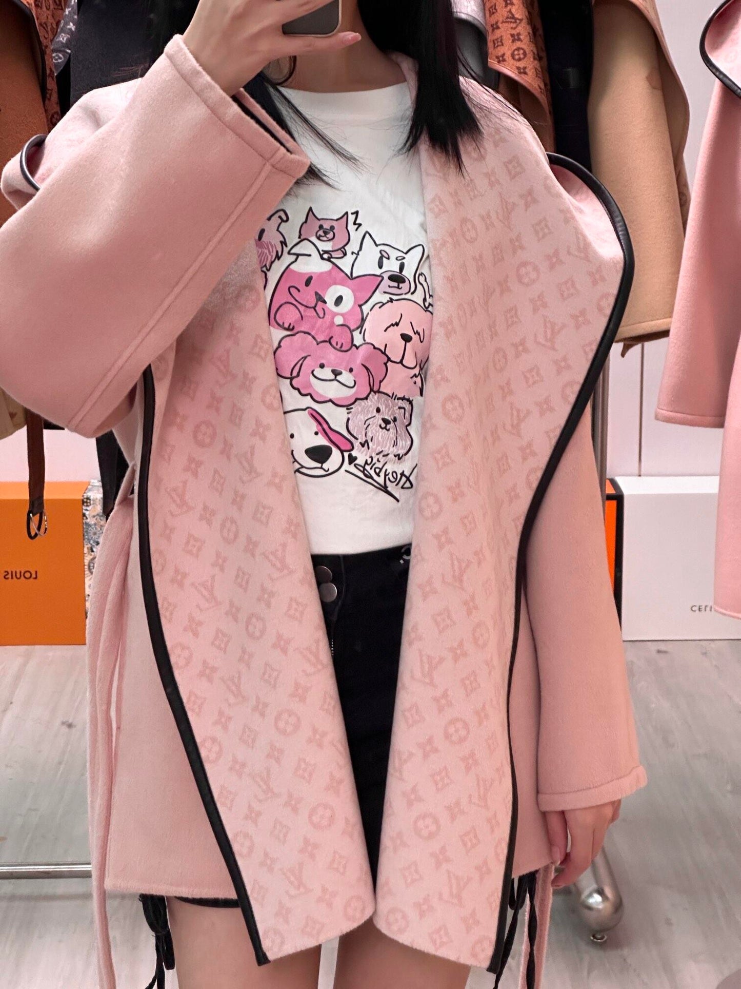 R공장 / 루이비통 여성 후드 코트