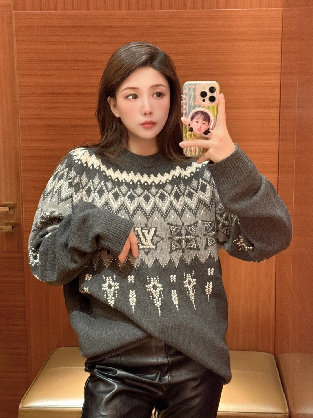 BVG / 루이비통 남성 여성 니트