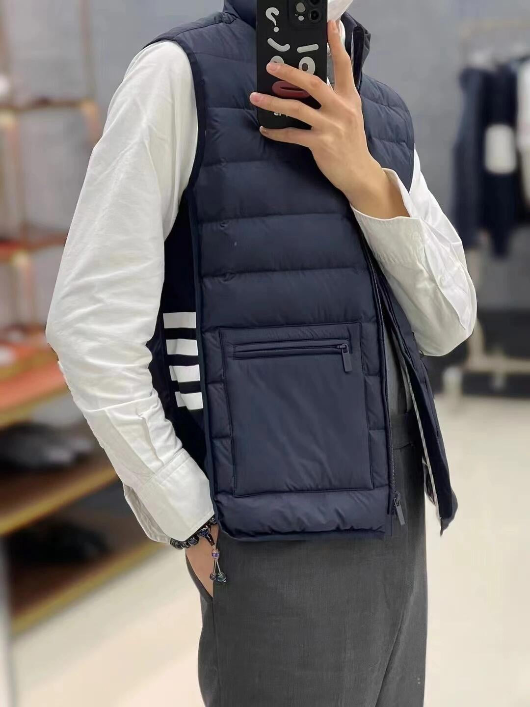 R공장 / 톰브라운 남성 패딩 조끼