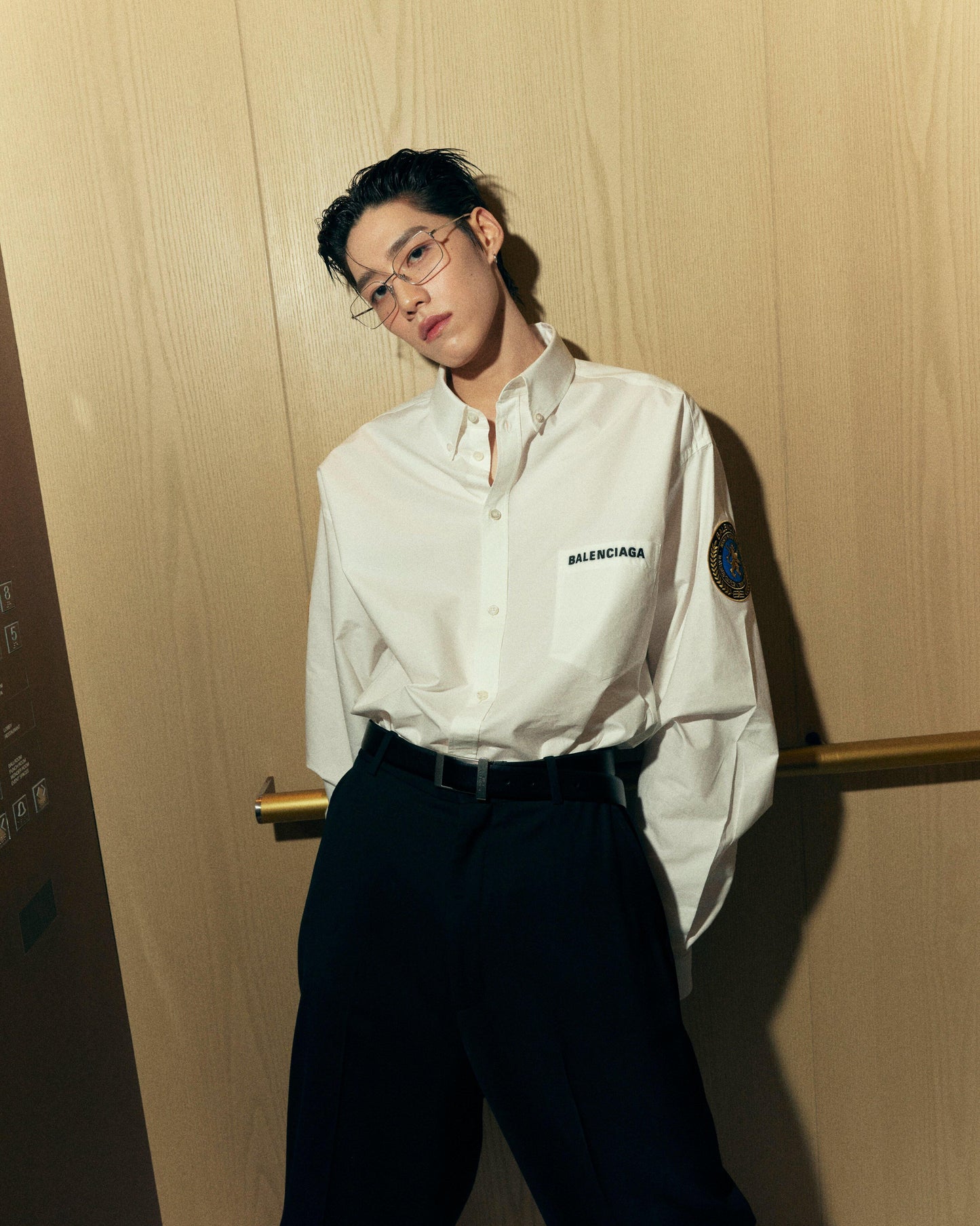 BVG / 발렌시아가 남성 여성 셔츠