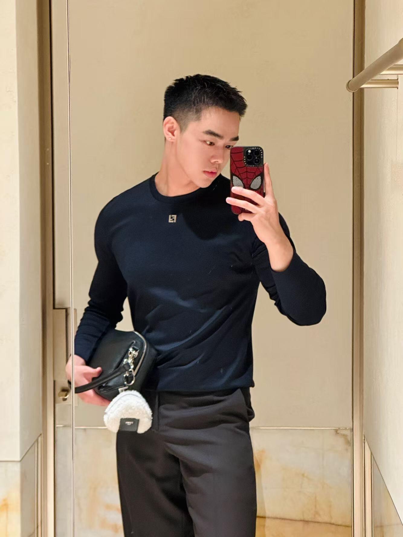 R공장 / 펜디 남성 면 긴팔 티셔츠