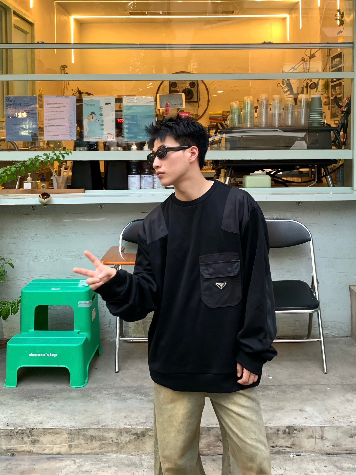 BVG / 프라다 남성 여성 후드티