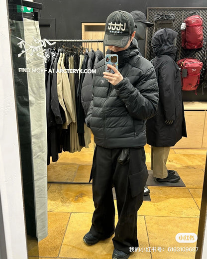 콜라 / 아크테릭스 경량패딩 , 토륨 후디 후드 다운 재킷