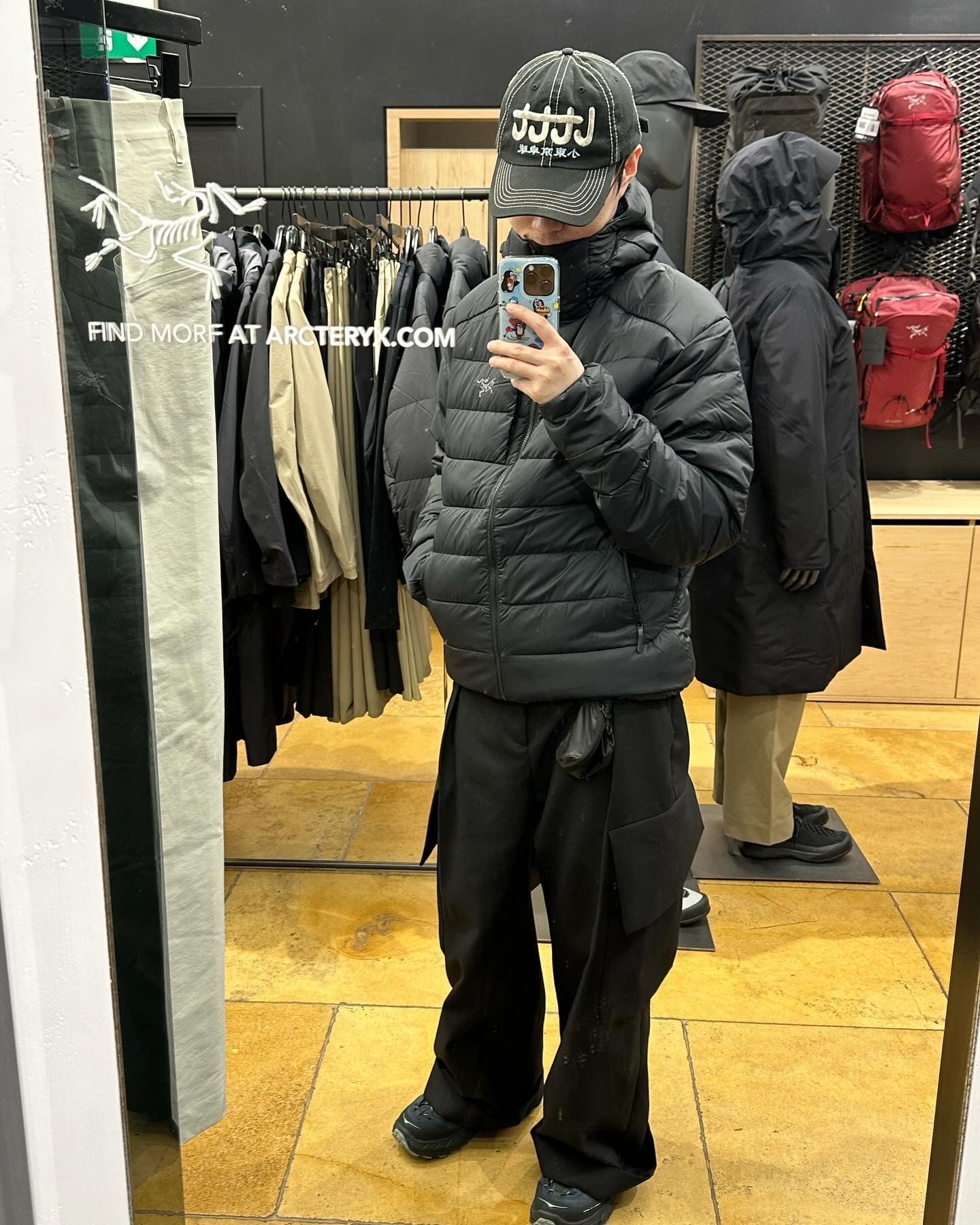 콜라 / 아크테릭스 경량패딩 , 토륨 후디 후드 다운 재킷